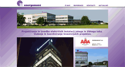 Desktop Screenshot of energomont.si